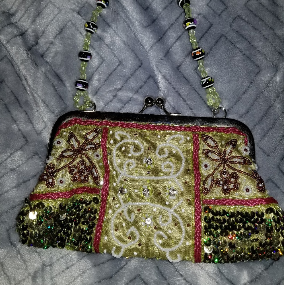 Small beaded bag